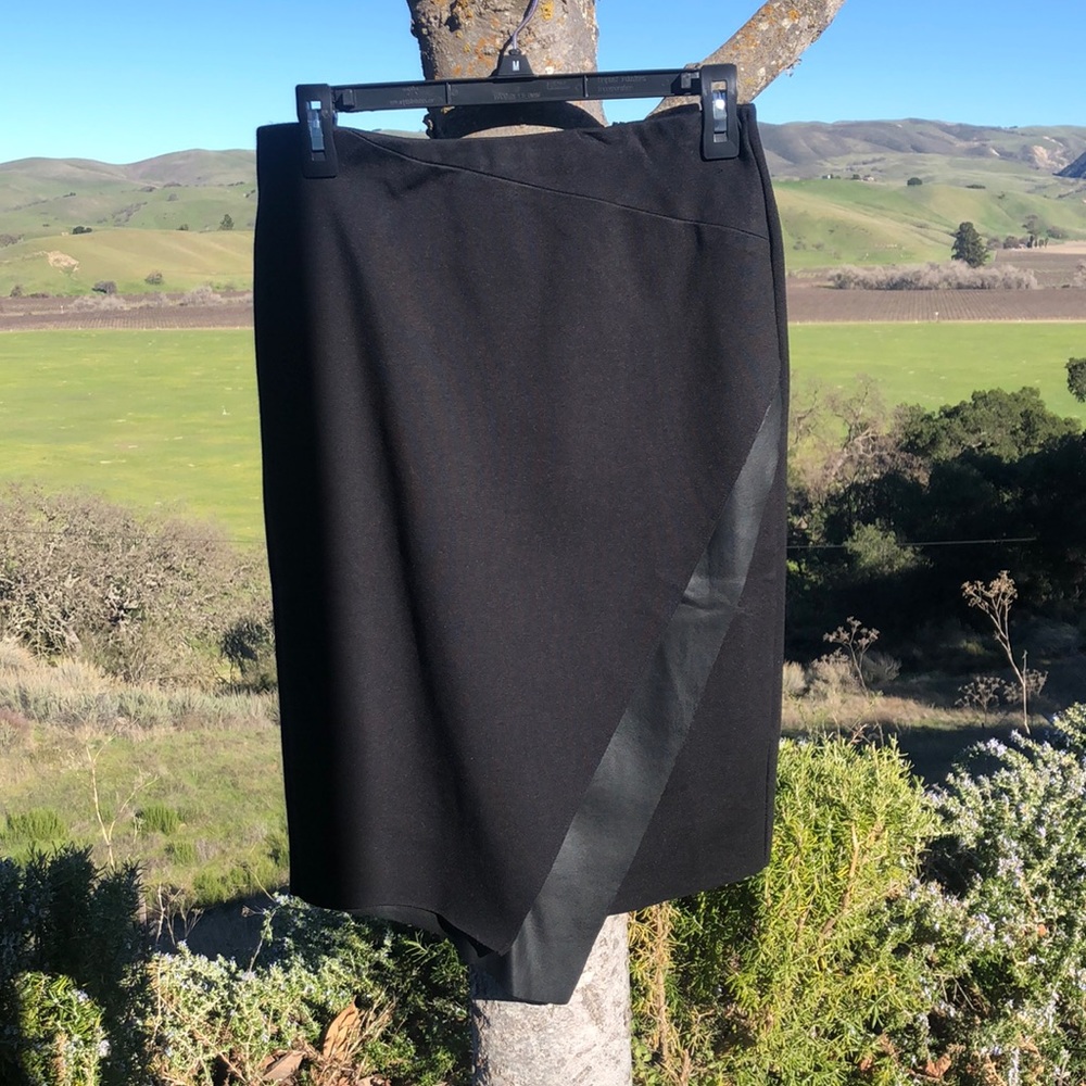 Leather Look Skirt